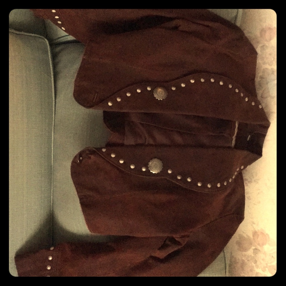 Boar leather Western jacket